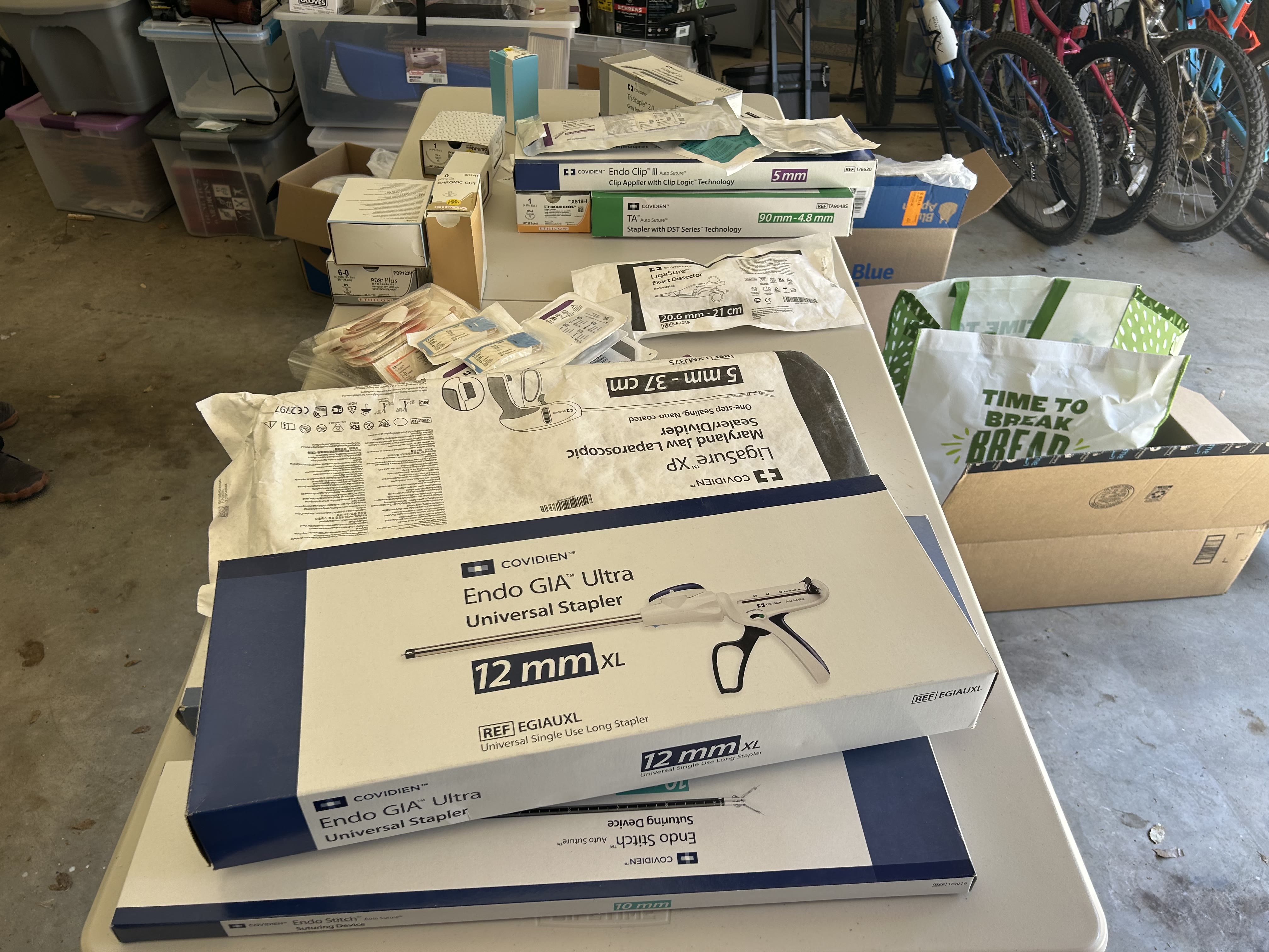 Med Recycle sorting work in progress